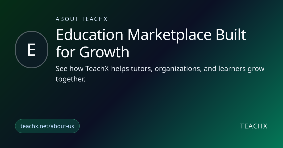 About TeachX | Digital Infrastructure of Global Education | TeachX