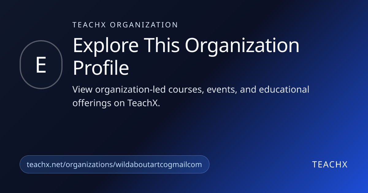 Organization | TeachX
